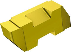 Sandvik Coromant - 3TLGP Grade 2135, 1/8" Cutting Width Carbide Grooving Insert - 3.81mm Max Depth of Cut, Right Hand, 0.19mm Corner Radius, TiCN/Al2O3/TiN Finish - Exact Tool & Supply