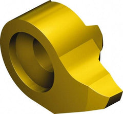 Sandvik Coromant - 07MB Grade 1025, 1mm Cutting Width Carbide Grooving Insert - 0.7mm Max Depth of Cut, Right Hand, TiAlN/TiN Finish - Exact Tool & Supply