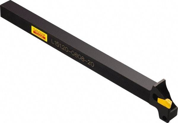 Sandvik Coromant - R/L151.20, Internal, Right Hand, 17mm Max Depth of Cut, Indexable Grooving Tool Holder - N151.2-300- 5E Insert Compatibility, 16mm Shank Height, 16mm Shank Width, 100mm OAL - Exact Tool & Supply