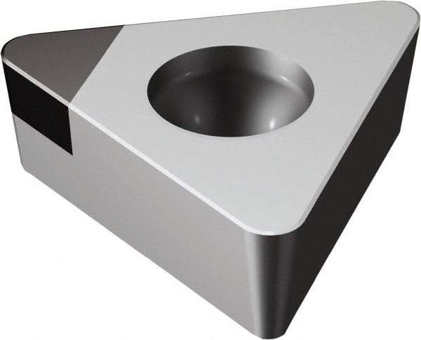 Sandvik Coromant - TCMW1.81.51 FP Grade CD10 Carbide Turning Insert - Uncoated, 60° Triangle, 5.715mm Inscr Circle, 3/32" Thick, 1/64" Corner Radius - Exact Tool & Supply