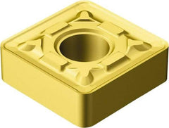Sandvik Coromant - SNMG543 MR Grade 2025 Carbide Turning Insert - TiCN/AI2O3/TiN Finish, 90° Square, 5/8" Inscr Circle, 1/4" Thick, 3/64" Corner Radius - Exact Tool & Supply