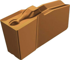 Sandvik Coromant - 40N151.2 4G Grade 1125, 4.8mm Cutting Width Carbide Grooving Insert - Neutral, 0.57mm Corner Radius, TiAlN Finish - Exact Tool & Supply