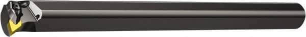 Sandvik Coromant - 1.2992" Min Bore Diam, 12" OAL, 1" Shank Diam, A..DDUNR/L Indexable Boring Bar - Wedge Holding Method - Exact Tool & Supply