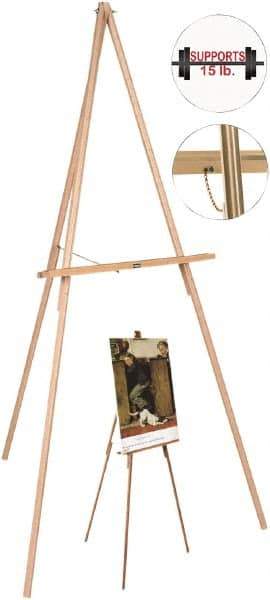 MasterVision - Folding Easel - 60" High - Exact Tool & Supply