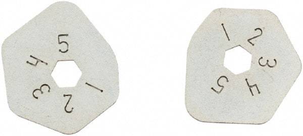 SEYMOUR-MIDWEST - 2 Piece, 5 Setting, Size 1/16 to 5/16 Gauge Rake Cam Set - Use with CAM Gauge Rake - Exact Tool & Supply