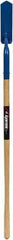 SEYMOUR-MIDWEST - 10" High x 3" Wide Round Steel Shovel - 48" Long Wood Straight Handle, Front Turned - Exact Tool & Supply