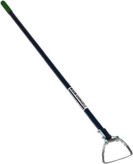 SEYMOUR-MIDWEST - 3" High x 6" Wide Square Steel Hoe - 60" Long Aluminum Straight Handle, No Step - Exact Tool & Supply