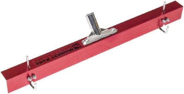 SEYMOUR-MIDWEST - Sled Style Gauge Rake - 24" Wide, Aluminum Head - Exact Tool & Supply