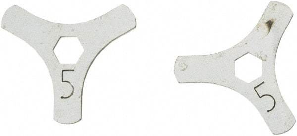 SEYMOUR-MIDWEST - 2 Piece, 3 Setting, Size 5 Gauge Rake Cam Set - Use with CAM Gauge Rake - Exact Tool & Supply