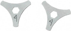 SEYMOUR-MIDWEST - 2 Piece, 3 Setting, Size 4 Gauge Rake Cam Set - Use with CAM Gauge Rake - Exact Tool & Supply