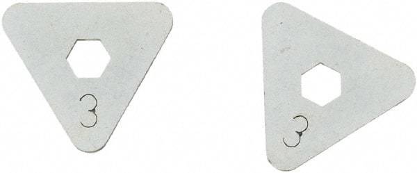 SEYMOUR-MIDWEST - 2 Piece, 3 Setting, Size 3 Gauge Rake Cam Set - Use with CAM Gauge Rake - Exact Tool & Supply