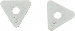 SEYMOUR-MIDWEST - 2 Piece, 3 Setting, Size 3 Gauge Rake Cam Set - Use with CAM Gauge Rake - Exact Tool & Supply