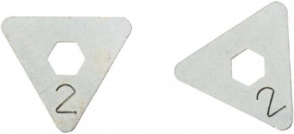 SEYMOUR-MIDWEST - 2 Piece, 3 Setting, Size 2 Gauge Rake Cam Set - Use with CAM Gauge Rake - Exact Tool & Supply