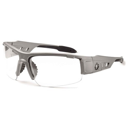 DAGR Clear Lens Matte Gray Safety Glasses - Exact Tool & Supply