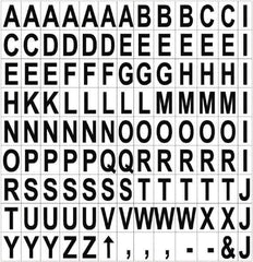 MasterVision - Black, 3/4" High Magnetic Letters - Includes Interchangeable Magnetic Characters, For Use with Magnetic Dry Erase Boards - Exact Tool & Supply