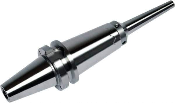 HAIMER - 5mm Hole Diam, BT40 Taper Shank Shrink Fit Tool Holder & Adapter - 160mm Projection, 8mm Nose Diam, 80mm Clamping Depth, 25,000 RPM, Through Coolant - Exact Tool & Supply