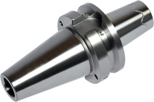 HAIMER - 25mm Hole Diam, BT40 Taper Shank Shrink Fit Tool Holder & Adapter - 85mm Projection, 45.5mm Nose Diam, 58mm Clamping Depth, 25,000 RPM, Through Coolant - Exact Tool & Supply