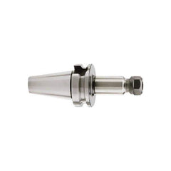 HAIMER - 1mm to 16mm Capacity, 160mm Projection, SK40 Taper Shank, ER25 Collet Chuck - 0.004mm TIR, Through-Spindle & DIN Flange Coolant - Exact Tool & Supply