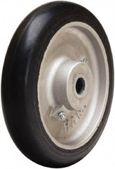 Hamilton - 8 Inch Diameter x 1-5/8 Inch Wide, Rubber on Aluminum Caster Wheel - 350 Lb. Capacity, 2-1/4 Inch Hub Length, 5/8 Inch Axle Diameter, Straight Roller Bearing - Exact Tool & Supply