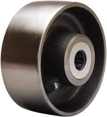 Hamilton - 6 Inch Diameter x 2-1/2 Inch Wide, Forged Steel Caster Wheel - 4,500 Lb. Capacity, 3-1/4 Inch Hub Length, 1-15/16 Inch Axle Diameter, Plain Bore Bearing - Exact Tool & Supply