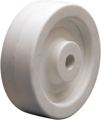 Hamilton - 6 Inch Diameter x 2 Inch Wide, Polyolefin Caster Wheel - 750 Lb. Capacity, 2-3/16 Inch Hub Length, 3/4 Inch Axle Diameter, Plain Bore Bearing - Exact Tool & Supply