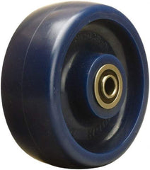 Hamilton - 5 Inch Diameter x 2 Inch Wide, Polyurethane Caster Wheel - 900 Lb. Capacity, 2-7/16 Inch Hub Length, 1/2 Inch Axle Diameter, Sealed Precision Ball Bearing - Exact Tool & Supply