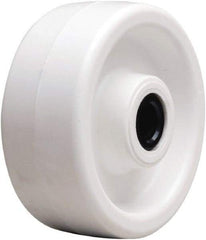 Hamilton - 5 Inch Diameter x 2 Inch Wide, Polyolefin Caster Wheel - 650 Lb. Capacity, 2-3/16 Inch Hub Length, 1/2 Inch Axle Diameter, Straight Roller Bearing - Exact Tool & Supply
