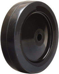 Hamilton - 5 Inch Diameter x 1-1/4 Inch Wide, Soft Rubber Caster Wheel - 190 Lb. Capacity, 1-1/2 Inch Hub Length, 1/2 Inch Axle Diameter, Self-Lube Bearing - Exact Tool & Supply