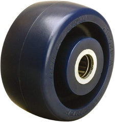 Hamilton - 4 Inch Diameter x 2 Inch Wide, Polyurethane Caster Wheel - 750 Lb. Capacity, 2-3/16 Inch Hub Length, 5/8 Inch Axle Diameter, Straight Roller Bearing - Exact Tool & Supply