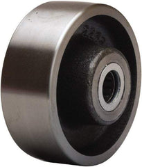 Hamilton - 4 Inch Diameter x 1-1/2 Inch Wide, Forged Steel Caster Wheel - 1,400 Lb. Capacity, 2-1/4 Inch Hub Length, 1-3/16 Inch Axle Diameter, Plain Bore Bearing - Exact Tool & Supply