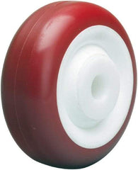 Hamilton - 3-1/2 Inch Diameter x 1-3/8 Inch Wide, Polyurethane on Polypropylene Caster Wheel - 350 Lb. Capacity, 1-1/2 Inch Hub Length, 1/2 Inch Axle Diameter, Delrin Bearing - Exact Tool & Supply
