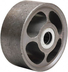 Hamilton - 3 Inch Diameter x 1-1/4 Inch Wide, Sintered Iron Caster Wheel - 250 Lb. Capacity, 1-9/16 Inch Hub Length, 3/8 Inch Axle Diameter, Straight Roller Bearing - Exact Tool & Supply