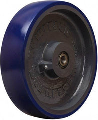 Hamilton - 12 Inch Diameter x 3 Inch Wide, Polyurethane on Cast Iron Caster Wheel - 3,800 Lb. Capacity, 3-1/2 Inch Hub Length, 3/4 Inch Axle Diameter, Sealed Precision Ball Bearing - Exact Tool & Supply