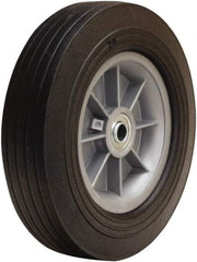 Hamilton - 10 Inch Diameter x 2-3/4 Inch Wide, Rubber on Polypropylene Caster Wheel - 500 Lb. Capacity, 2-1/4 Inch Hub Length, 5/8 Inch Axle Diameter, Ball Bearing - Exact Tool & Supply