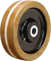 Hamilton - 10 Inch Diameter x 3 Inch Wide, Phenolic Caster Wheel - 3,600 Lb. Capacity, 3-1/4 Inch Hub Length, 3/4 Inch Axle Diameter, Tapered Roller Bearing - Exact Tool & Supply