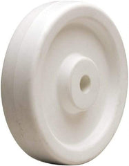 Hamilton - 6 Inch Diameter x 1-1/2 Inch Wide, Polyolefin Caster Wheel - 600 Lb. Capacity, 1-5/8 Inch Hub Length, 5/8 Inch Axle Diameter, Plain Bore Bearing - Exact Tool & Supply