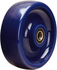 Hamilton - 6 Inch Diameter x 2 Inch Wide, Polyurethane Caster Wheel - 1,100 Lb. Capacity, 2-7/16 Inch Hub Length, 1/2 Inch Axle Diameter, Sealed Precision Ball Bearing - Exact Tool & Supply