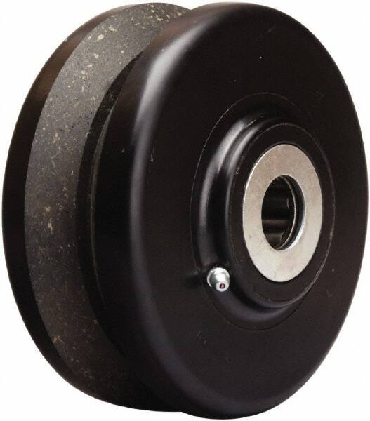 Hamilton - 6 Inch Diameter x 2-1/2 Inch Wide, Phenolic Caster Wheel - 1,120 Lb. Capacity, 3-1/4 Inch Hub Length, 1 Inch Axle Diameter, Straight Roller Bearing - Exact Tool & Supply