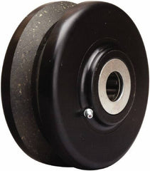 Hamilton - 6 Inch Diameter x 2-1/2 Inch Wide, Phenolic Caster Wheel - 1,120 Lb. Capacity, 3-1/4 Inch Hub Length, 1 Inch Axle Diameter, Straight Roller Bearing - Exact Tool & Supply