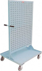 Jamco - Louvered Panel Cart - 36 Inch Overall Width x 30 Inch Overall Depth x 64 Inch Overall Height - Exact Tool & Supply