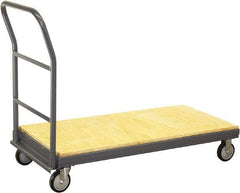 Jamco - 1,200 Lb Capacity Platform Truck - 48" OAW, 10" Platform Height - Exact Tool & Supply