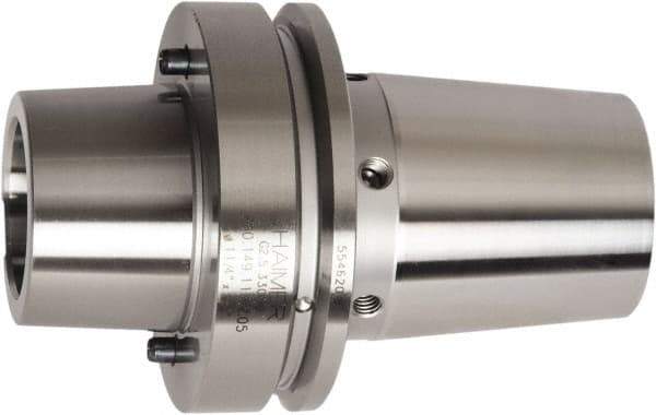 HAIMER - 1/4" Hole Diam, HSK80F Taper Shank Shrink Fit Tool Holder & Adapter - 3" Projection, 0.826" Nose Diam, 1.417" Clamping Depth, 33,000 RPM, Through Coolant - Exact Tool & Supply