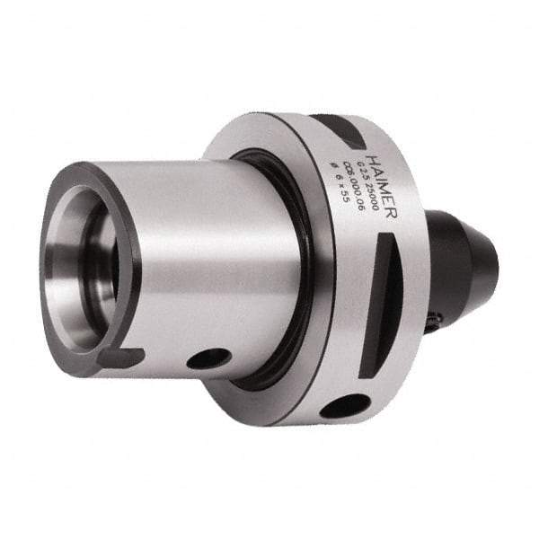 HAIMER - Capto C6 Taper Shank 16mm Hole End Mill Holder/Adapter - 48mm Nose Diam, 65mm Projection, Through-Spindle Coolant - Exact Tool & Supply