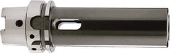 HAIMER - HSK63A Outside Taper, 4MT Tang Inside Taper, HSK to Morse Taper Adapter - 160mm Projection, 48mm Nose Diam - Exact Tool & Supply