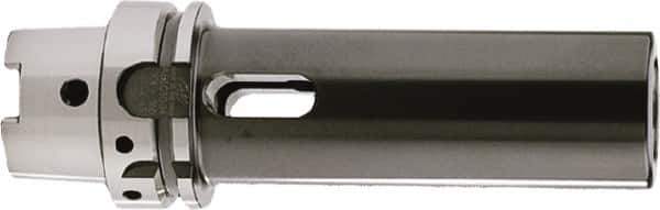 HAIMER - HSK63A Outside Taper, 3MT Tang Inside Taper, HSK to Morse Taper Adapter - 140mm Projection, 40mm Nose Diam - Exact Tool & Supply