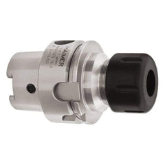 HAIMER - 1/8" to 3/8" Capacity, 50mm Projection, HSK40A Hollow Taper, ER16 Collet Chuck - 0.0001" TIR - Exact Tool & Supply