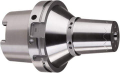 HAIMER - 1-1/2" Hole Diam, HSK125A Taper Shank Shrink Fit Tool Holder & Adapter - 87mm Projection, 3.23" Nose Diam, 3.46" Clamping Depth, 25,000 RPM, Through Coolant - Exact Tool & Supply