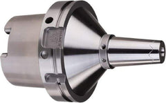 HAIMER - 3/4" Hole Diam, HSK125A Taper Shank Shrink Fit Tool Holder & Adapter - 7" Projection, 1.73" Nose Diam, 2.05" Clamping Depth, 25,000 RPM, Through Coolant - Exact Tool & Supply