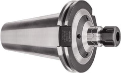 HAIMER - 1/8" to 5/8" Capacity, 3.94" Projection, CAT50 Taper Shank, ER25 Collet Chuck - 0.0001" TIR, Through-Spindle - Exact Tool & Supply