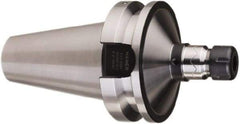 HAIMER - 1/8" to 5/8" Capacity, 5.12" Projection, BT50 Taper Shank, ER25 Collet Chuck - 0.0001" TIR, Through-Spindle - Exact Tool & Supply